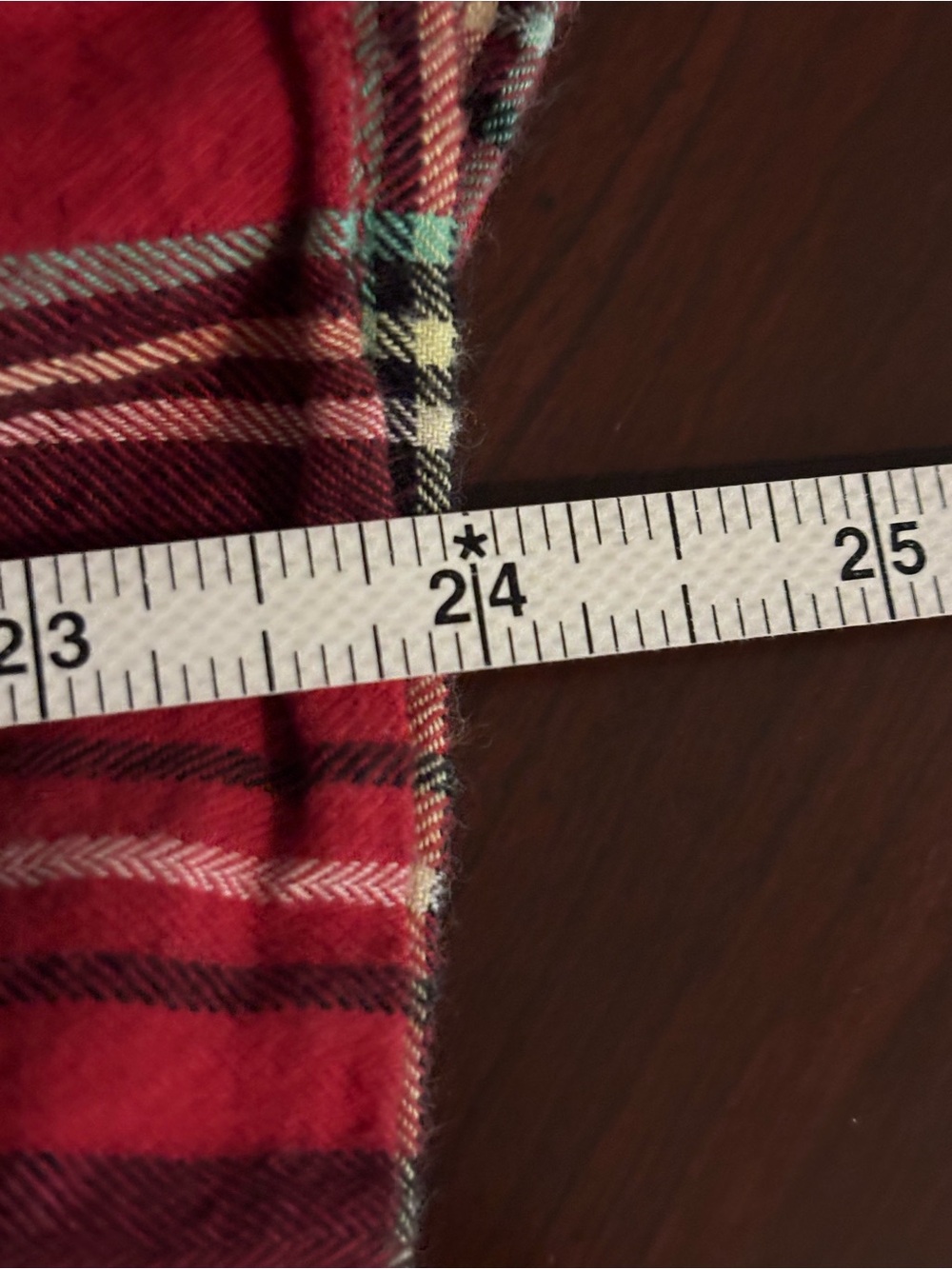 J Crew Womens XXL Red Black Tartan Plaid Flannel Ruffle Collar Popover Top - Picture 9 of 9